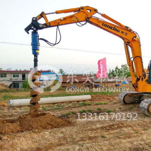 革新綠化與基建效率 液壓螺旋鉆孔機與其他工程機械的協同應用